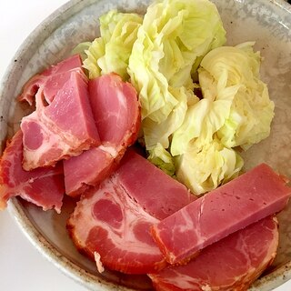 男子飯！焼き豚とキャベツ☆